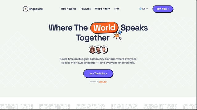 LingoPulse Preview